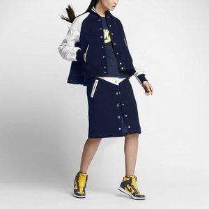 Nike x Sacai Women's Windrunner Skirt Leather/Wool